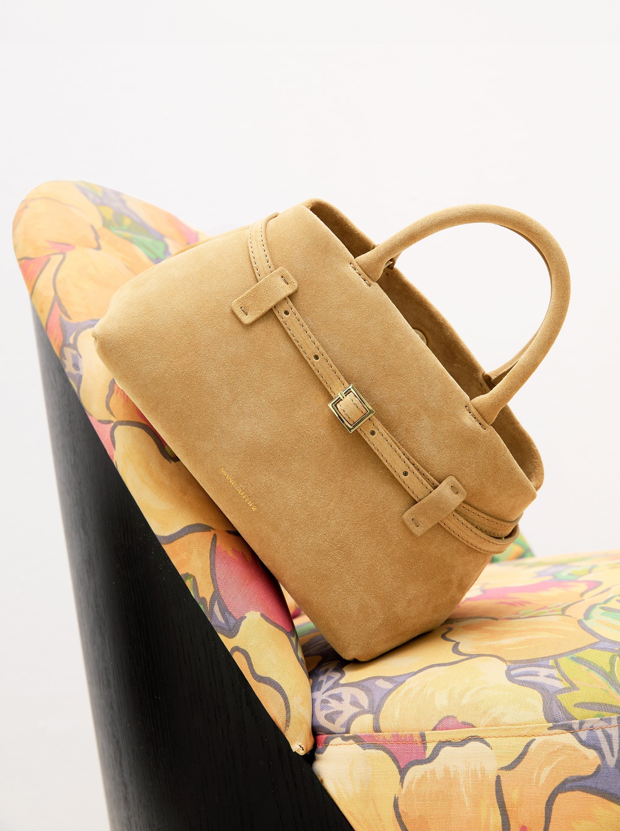 バッグ・カバンその他 Manu Atelier Le Cambon 25 Mocha Mousse bag in suede Le Cambon 25 Merlot Suede by Manu Atelier