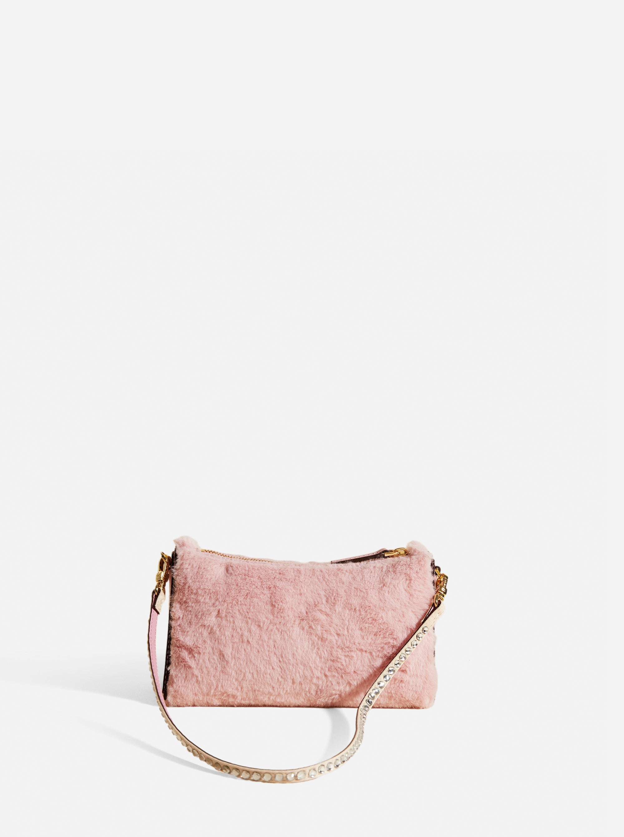 Mini Prism Orchid Pink Faux Fur Front