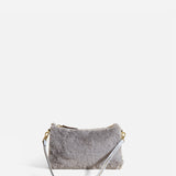 Mini Prism Stone Blue Faux Fur Front