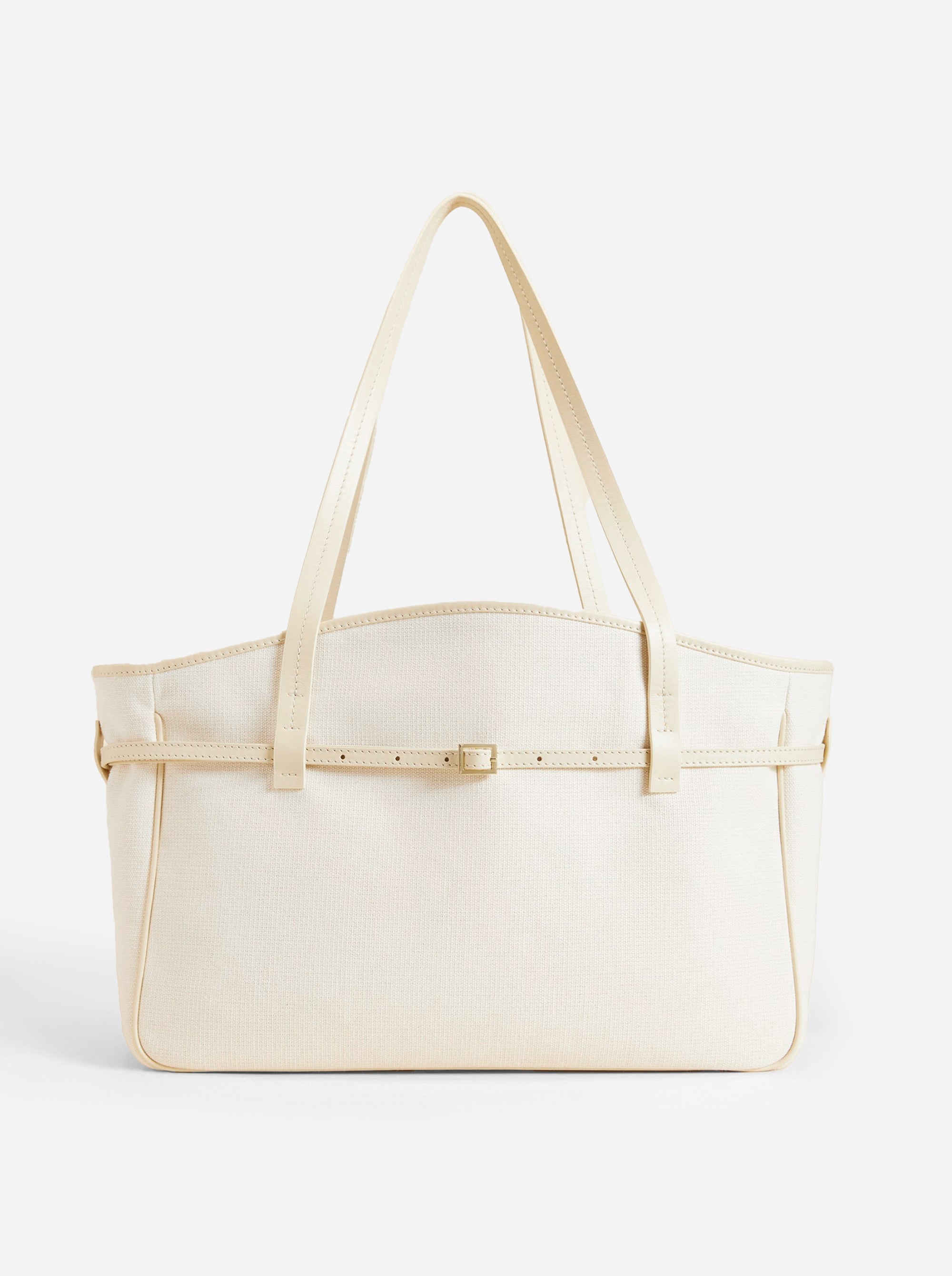 XL DU JOUR CANVAS & SOFT CALF LEATHER VANILLA