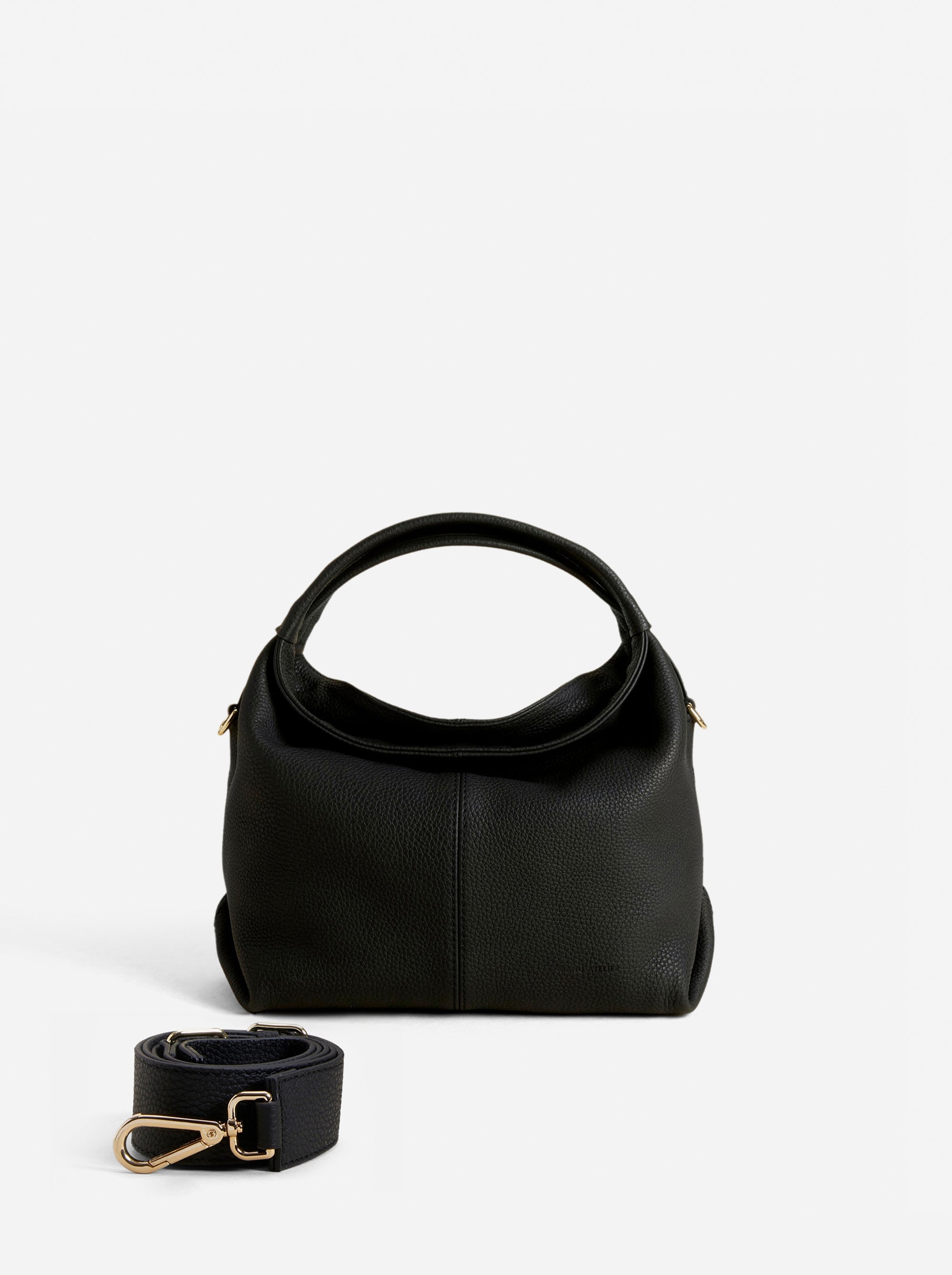 Mini Gala Calf Skin Leather Black