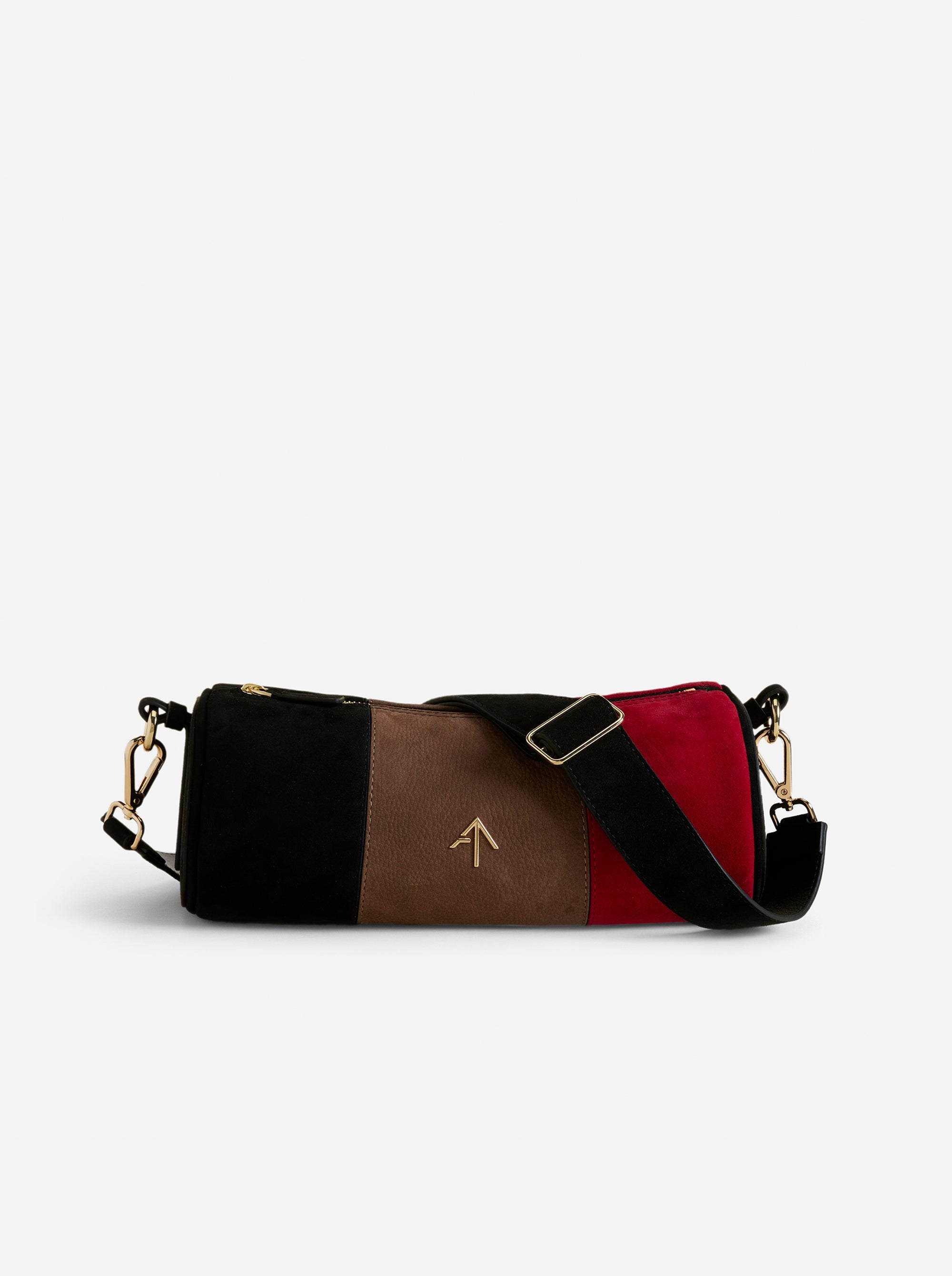 Cylinder Black & Taupe & Red