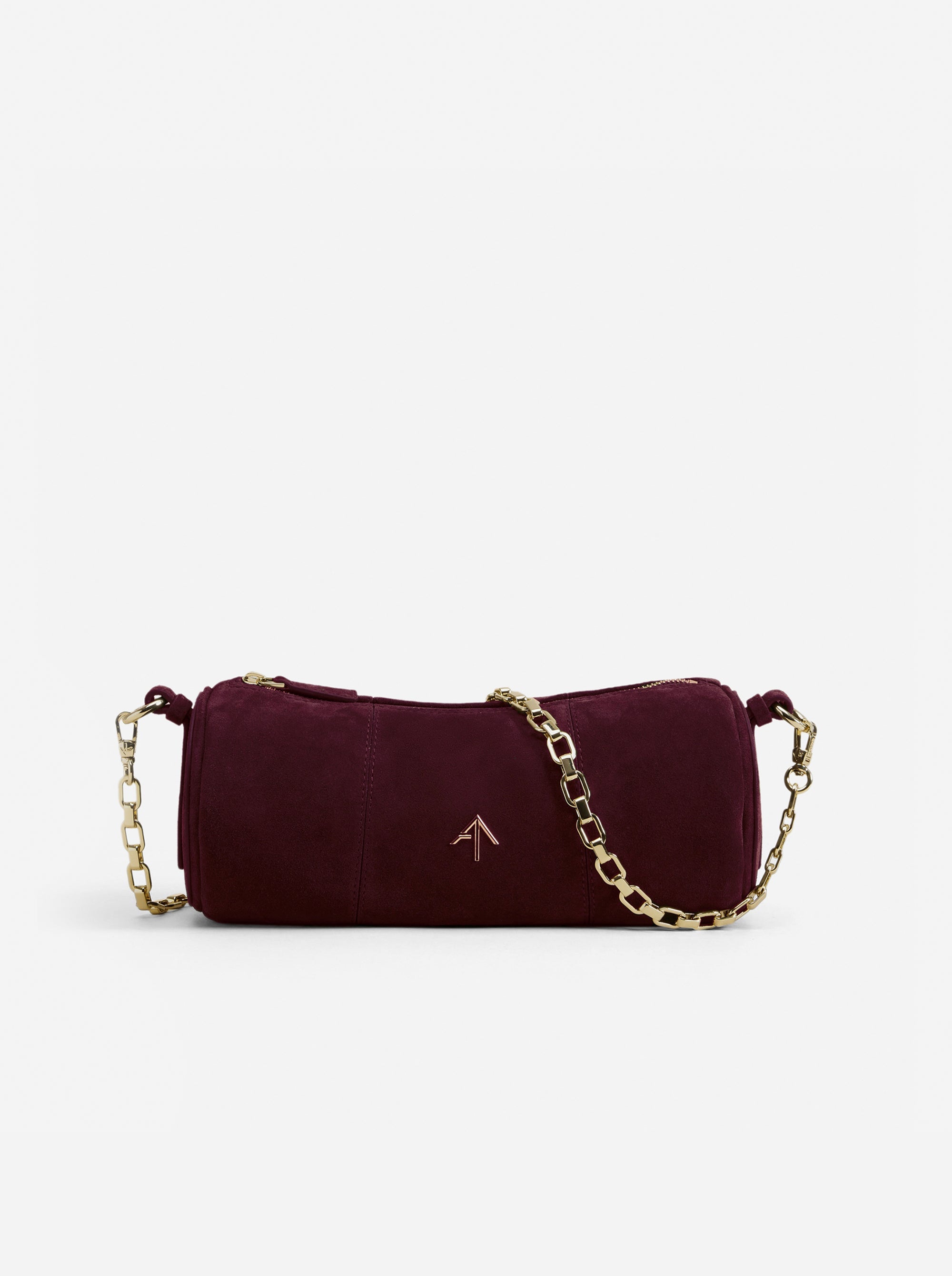Cylinder Merlot Suede Front