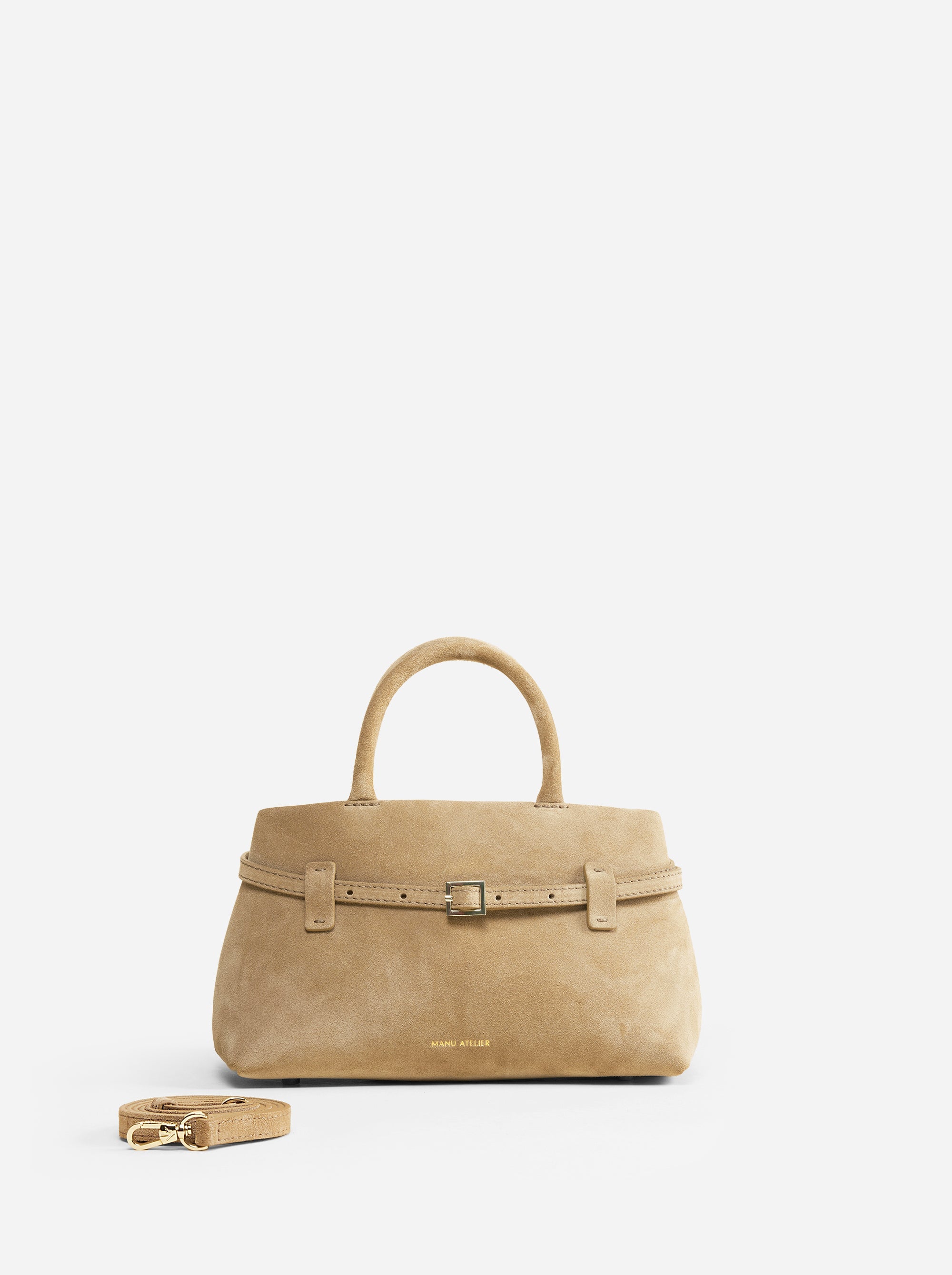 Le Cambon 25 Cachemiere Suede Butter Yellow Bag Front