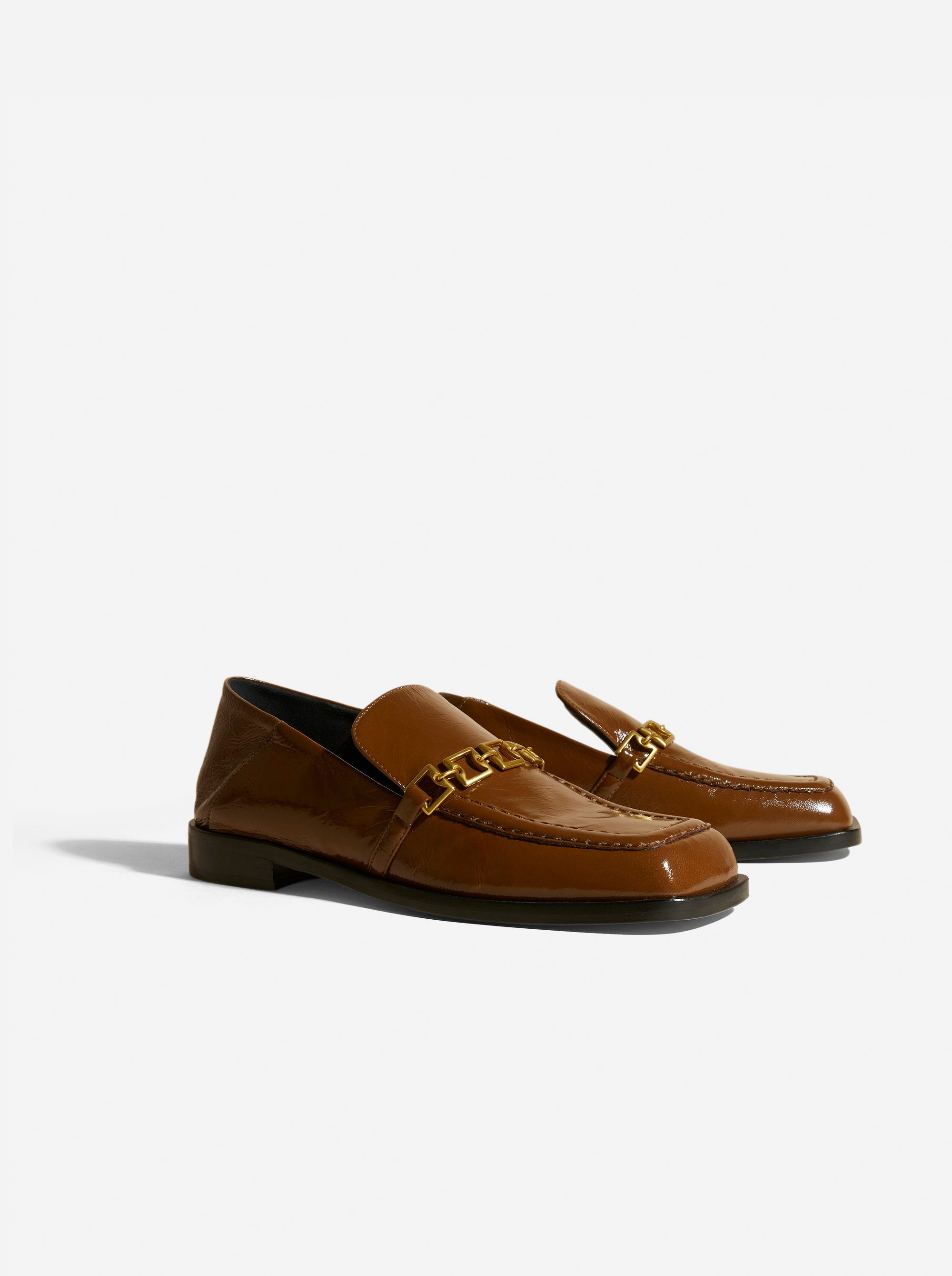 The Tap Loafers Mocha High Gloss