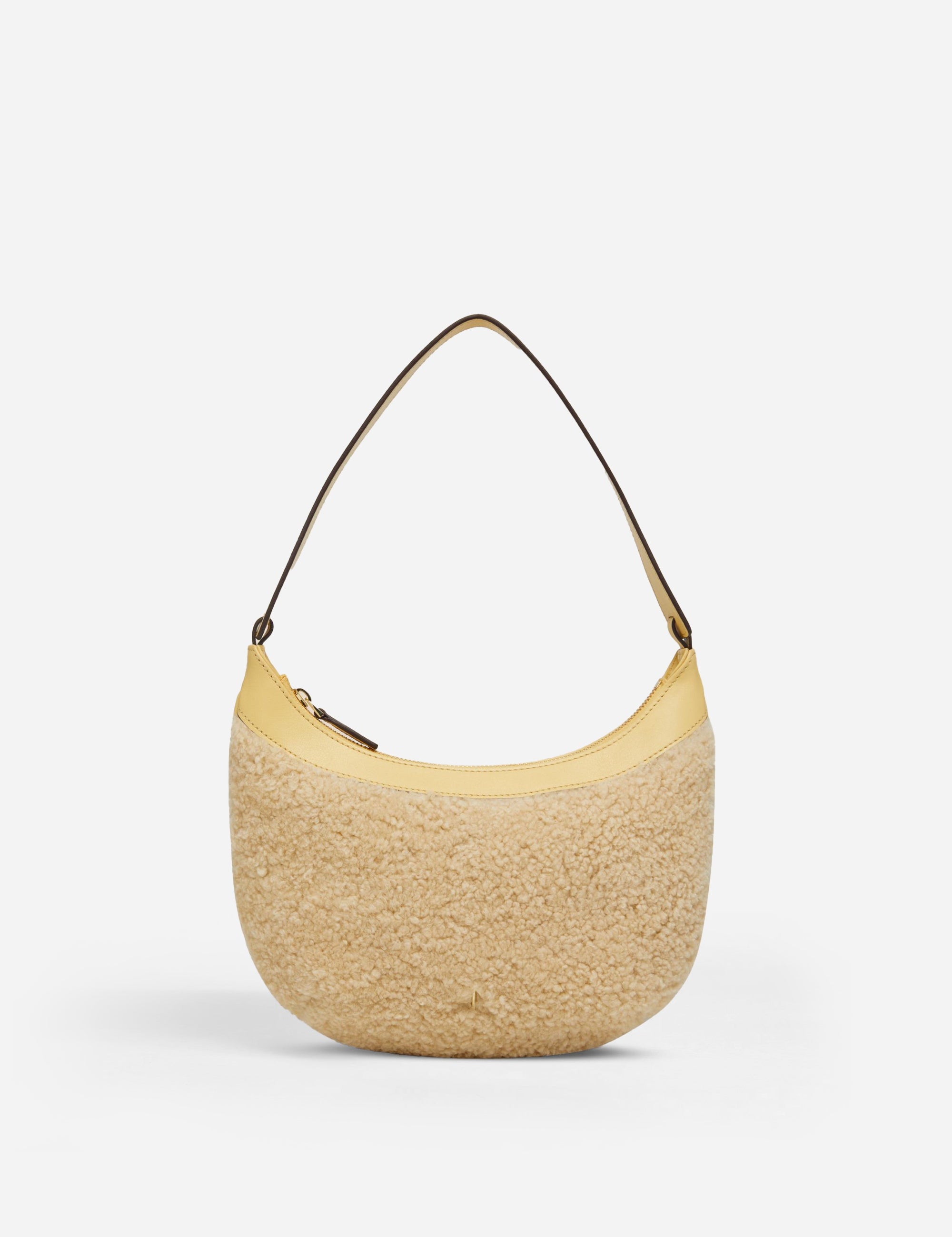 Manu Mini Hobo Banana Shearling 2
