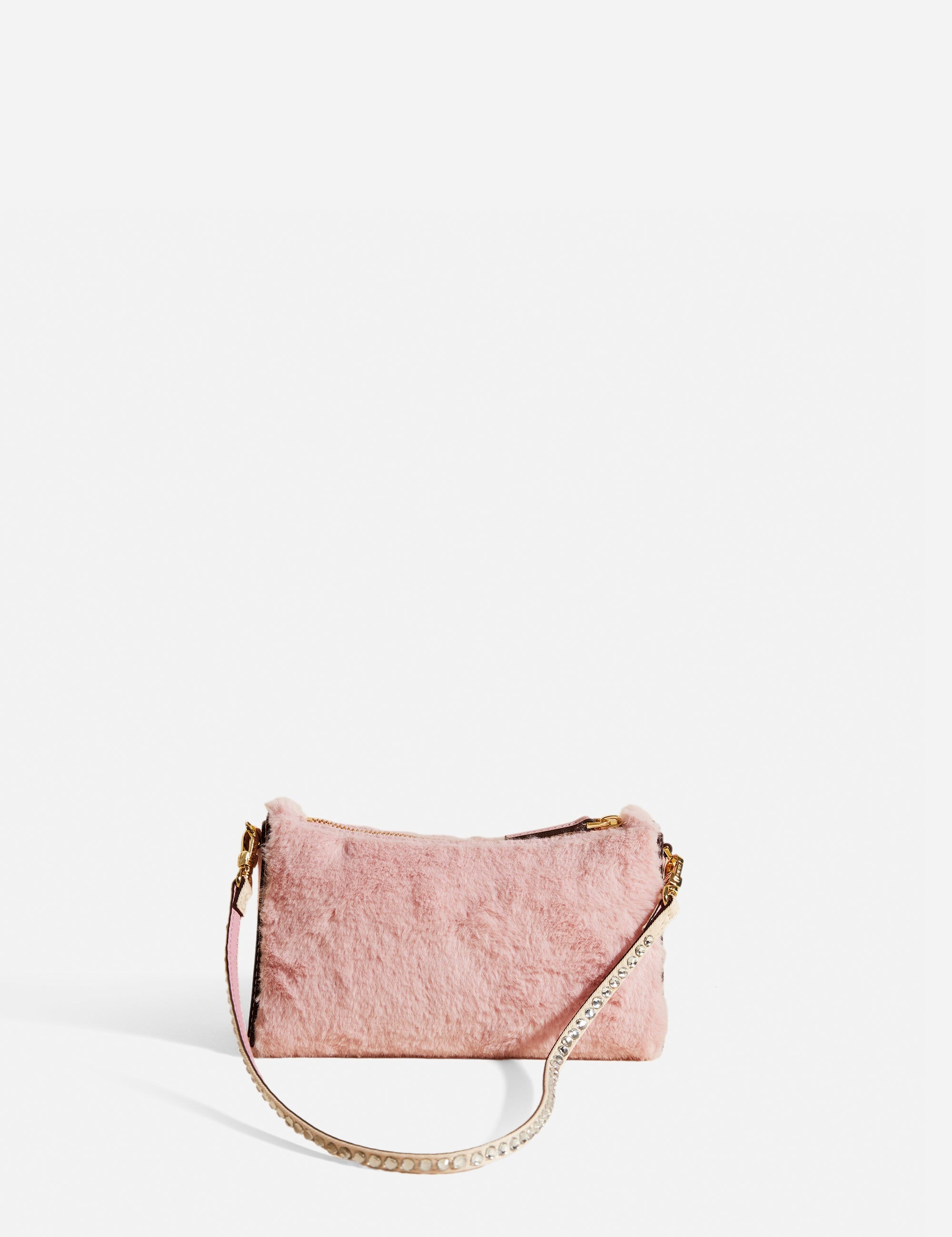 Mini Prism Orchid Pink Faux Fur Front
