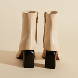Chae Ankle Boots Ivory
