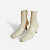 Duck Boots Stretch Vegan Patent Bone