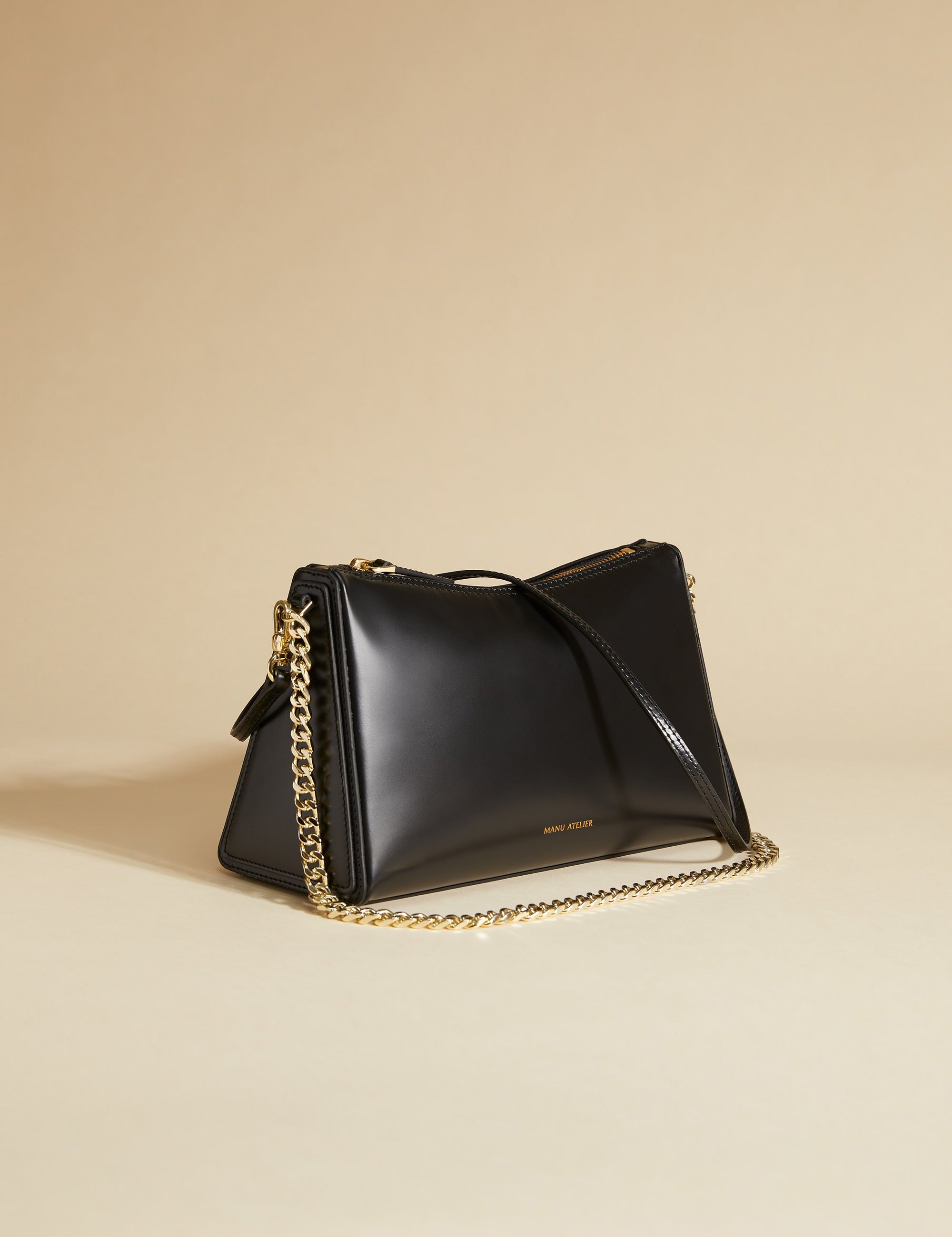 Prism Soft Calf Leather Black Side