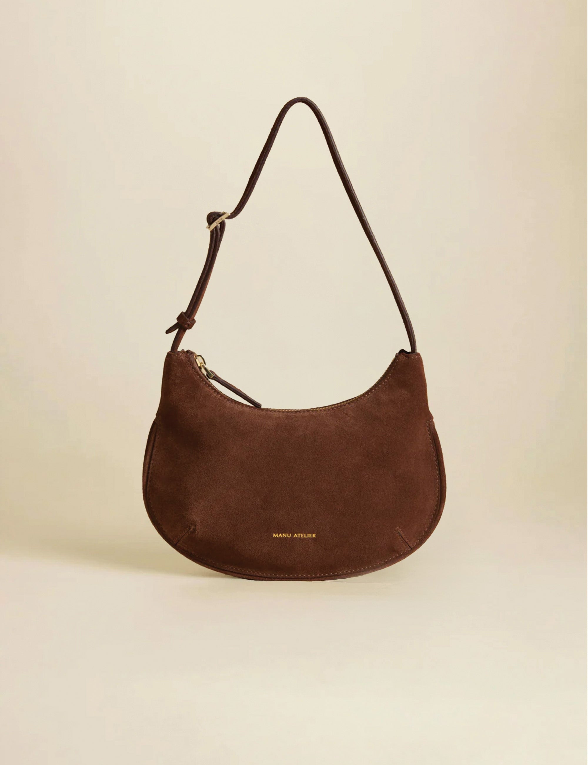 Ilda Suede Leather Chocolate