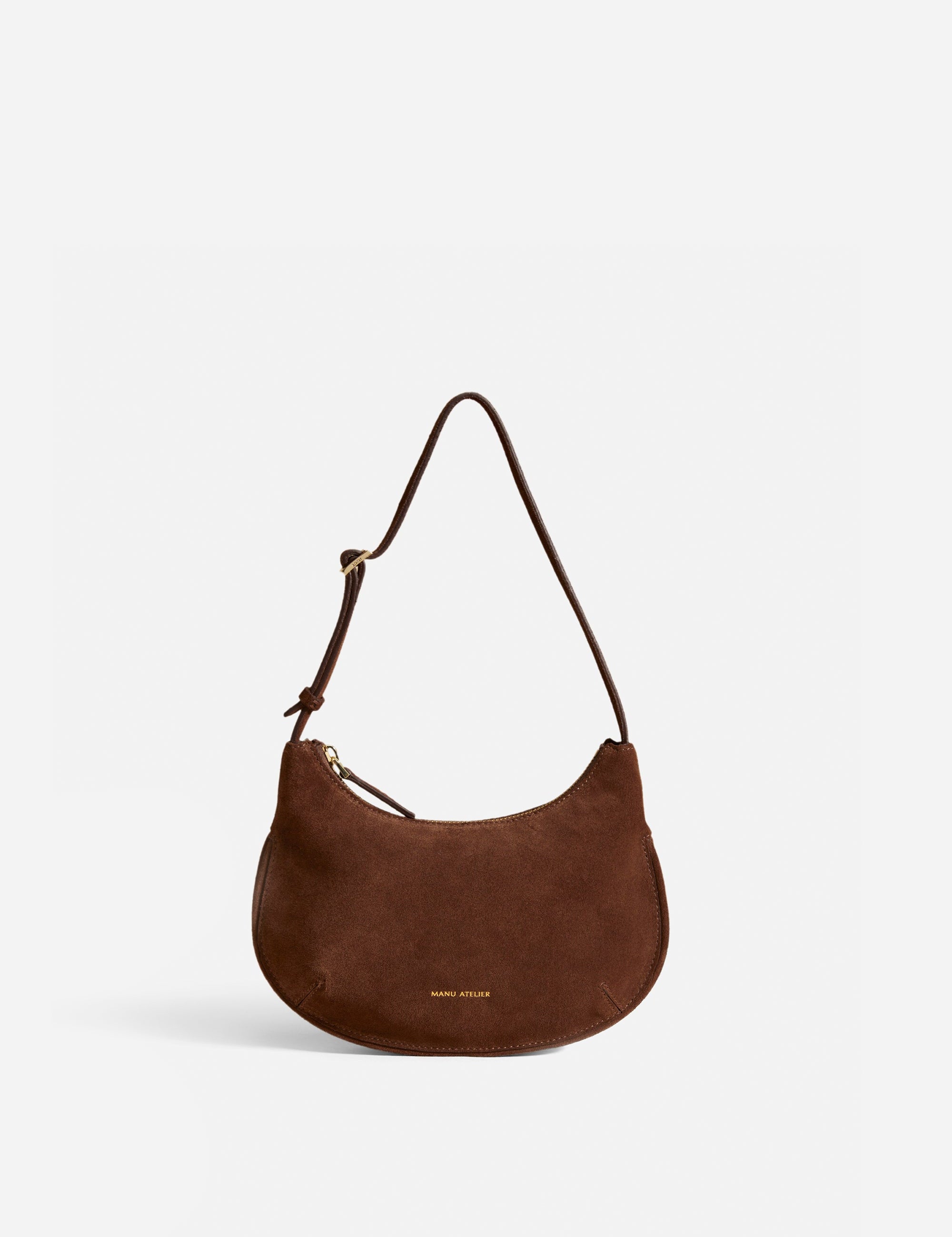 Ilda Suede Leather Chocolate