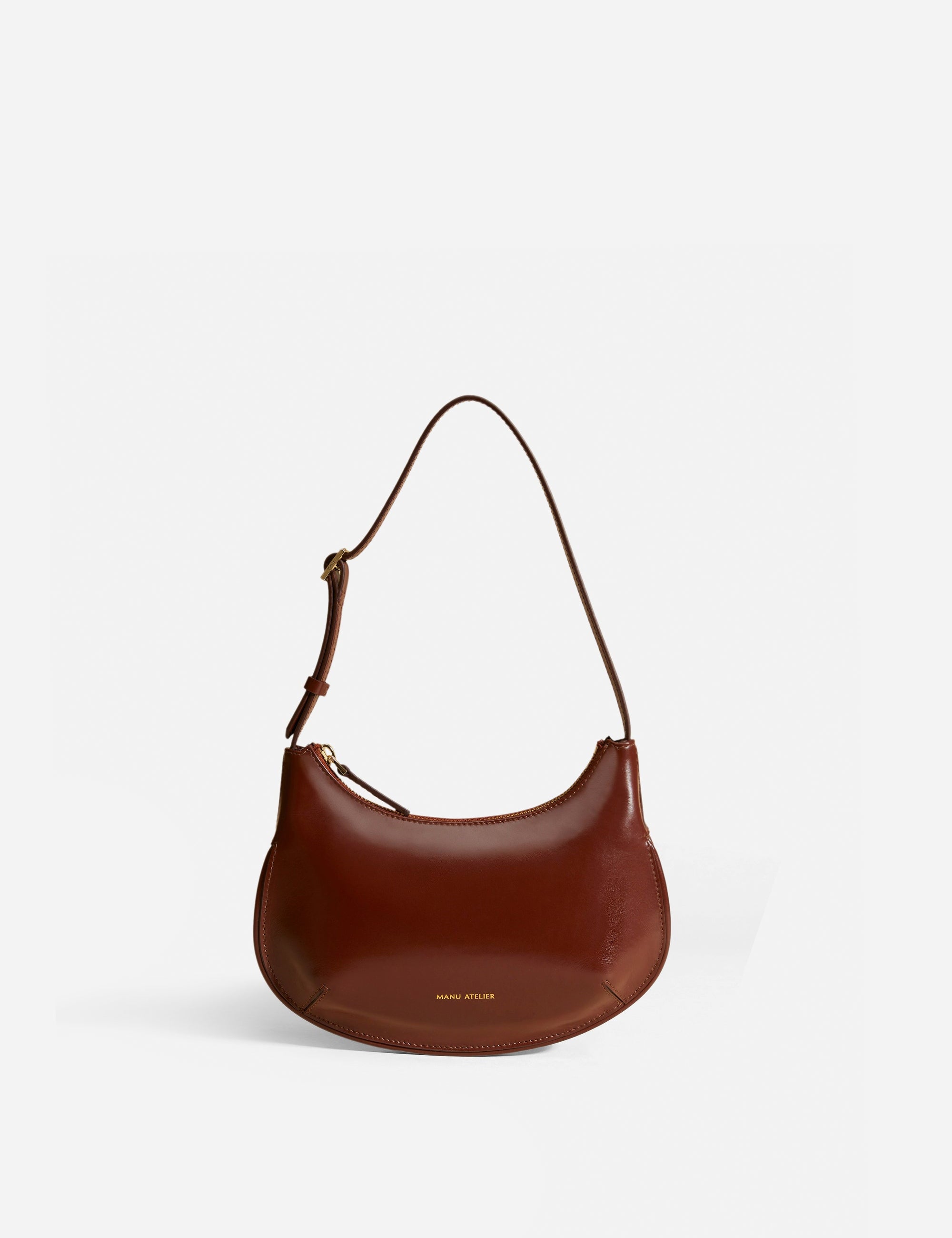Ilda Vegetable Tanned Calf Leather Reddish Brown