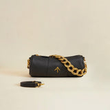 XX Mini Cylinder Calf Skin Leather Black 