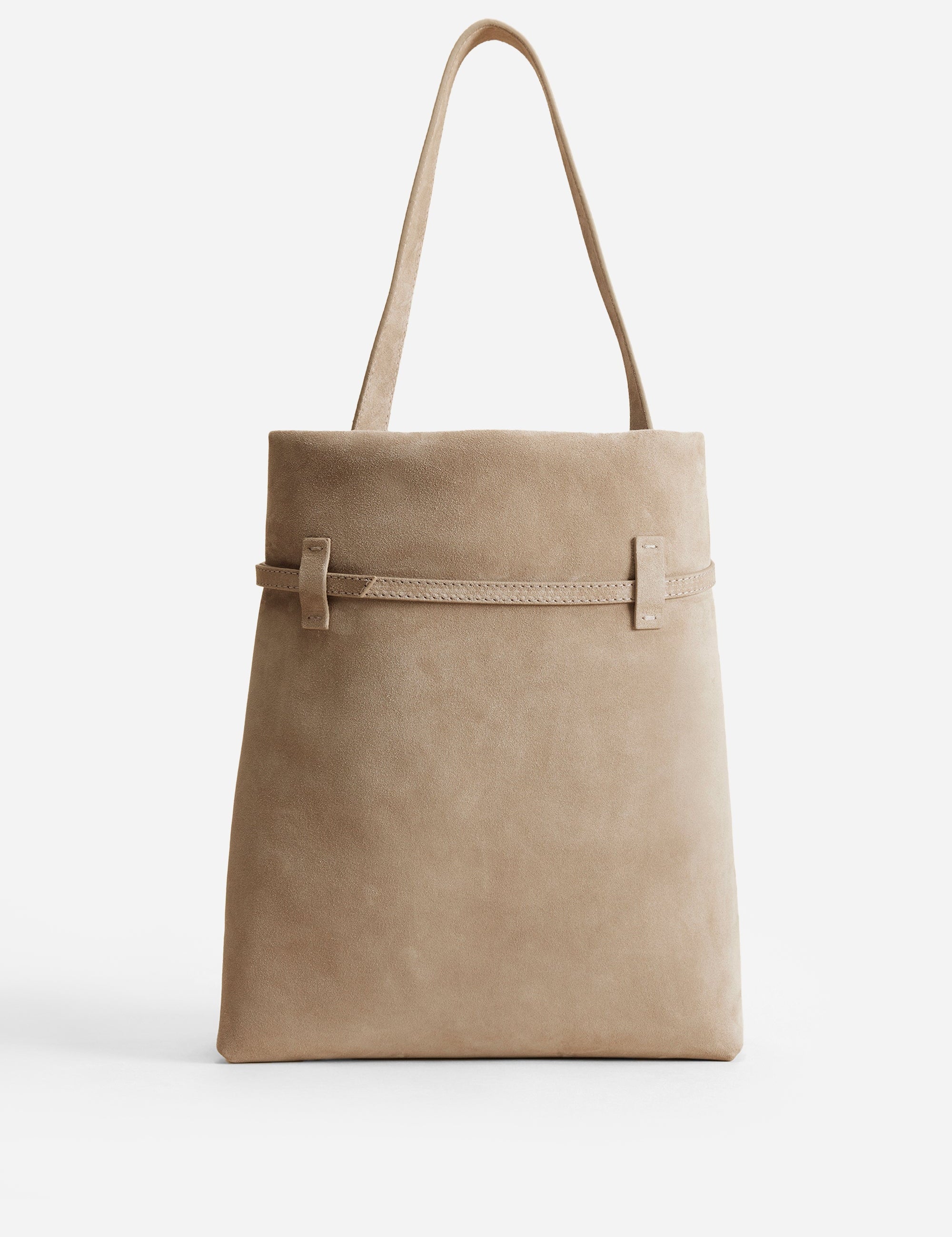 Tote du Jour Linen Suede Back