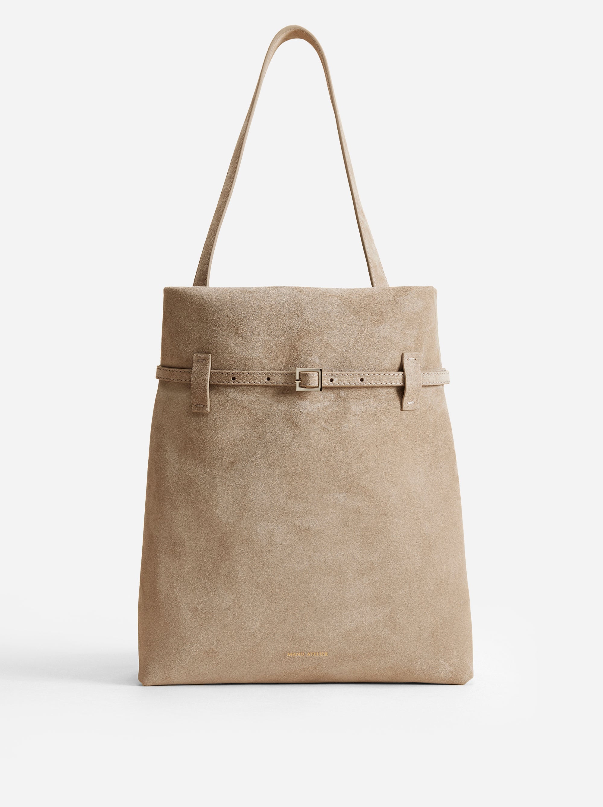 Tote du Jour Linen Suede Front