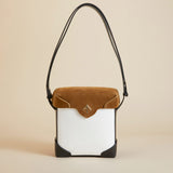 Mini Pristine White Soft & Sigaro Suede & Black Soft