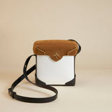 Mini Pristine White Soft & Sigaro Suede & Black Soft 2
