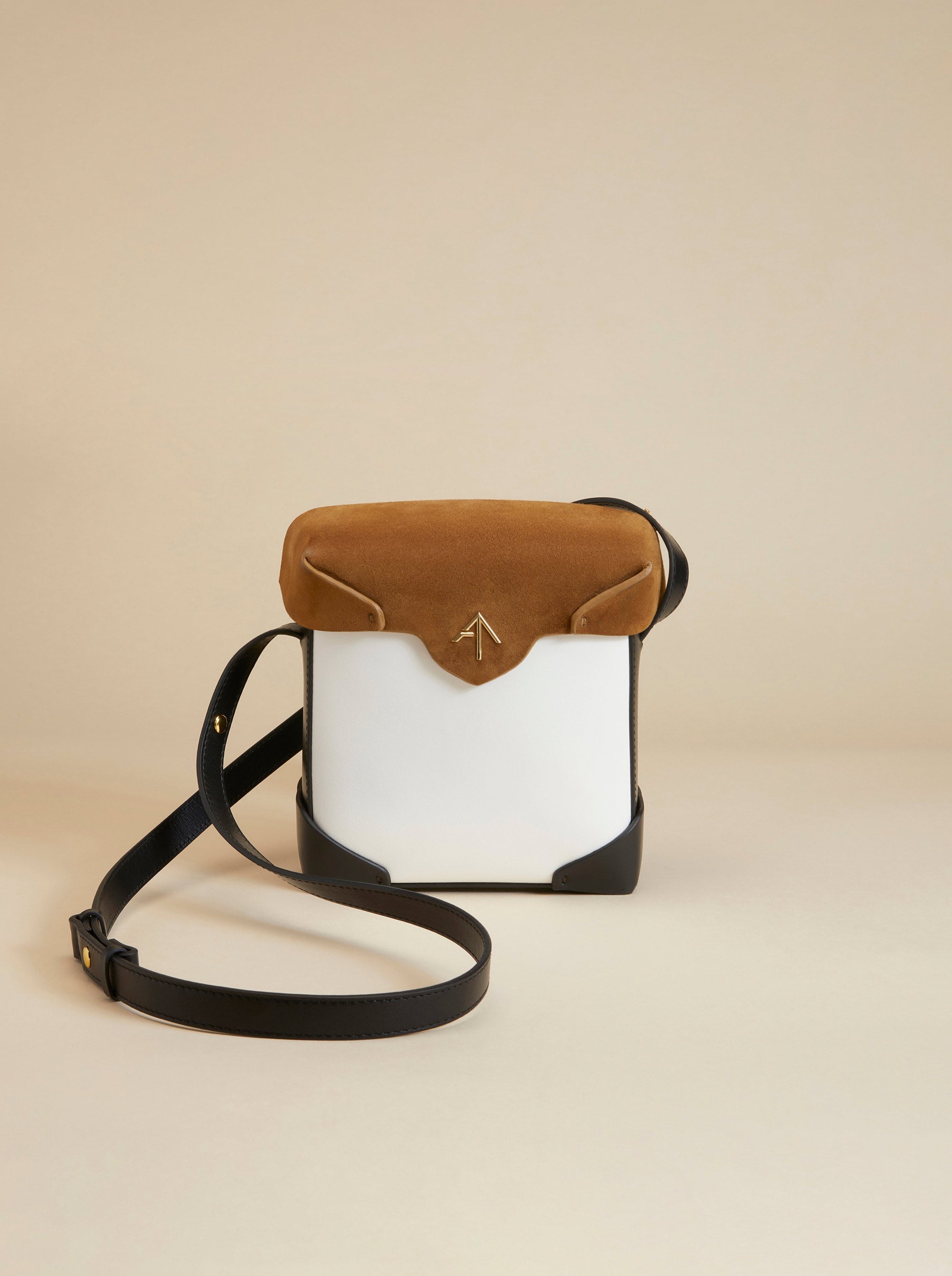 Mini Pristine White Soft & Sigaro Suede & Black Soft 2