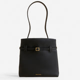 Mini Tote Du Jour Calf Skin Leather Black 