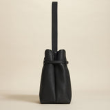 Mini Tote Du Jour Full Grain Calf Leather Black