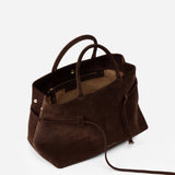 Le Cambon 35 Deep Brown Suede Open Inside