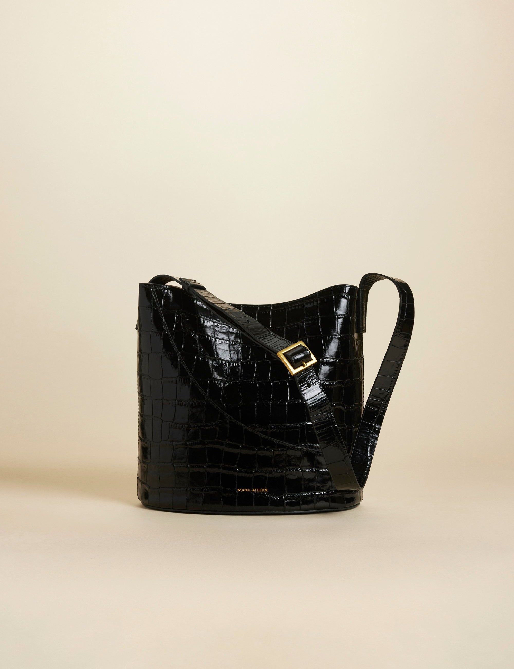 Nova Bucket Black Croc