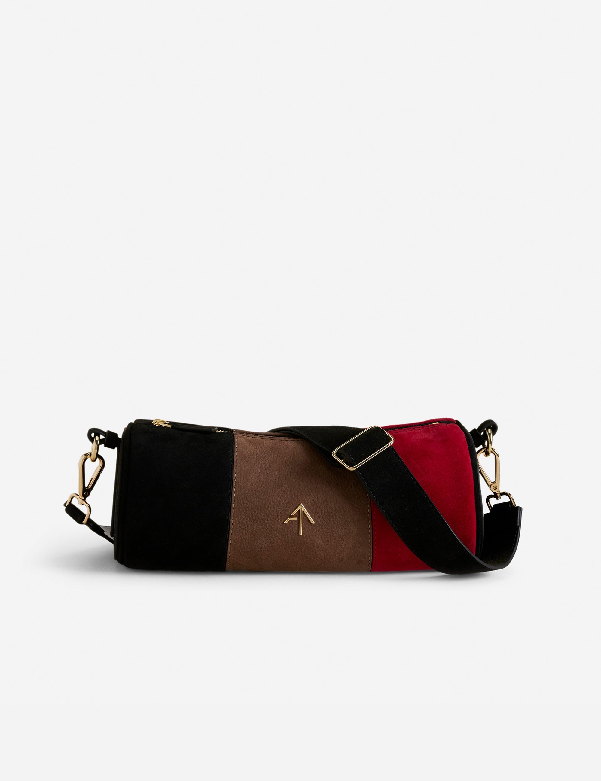 Cylinder Black & Taupe & Red 