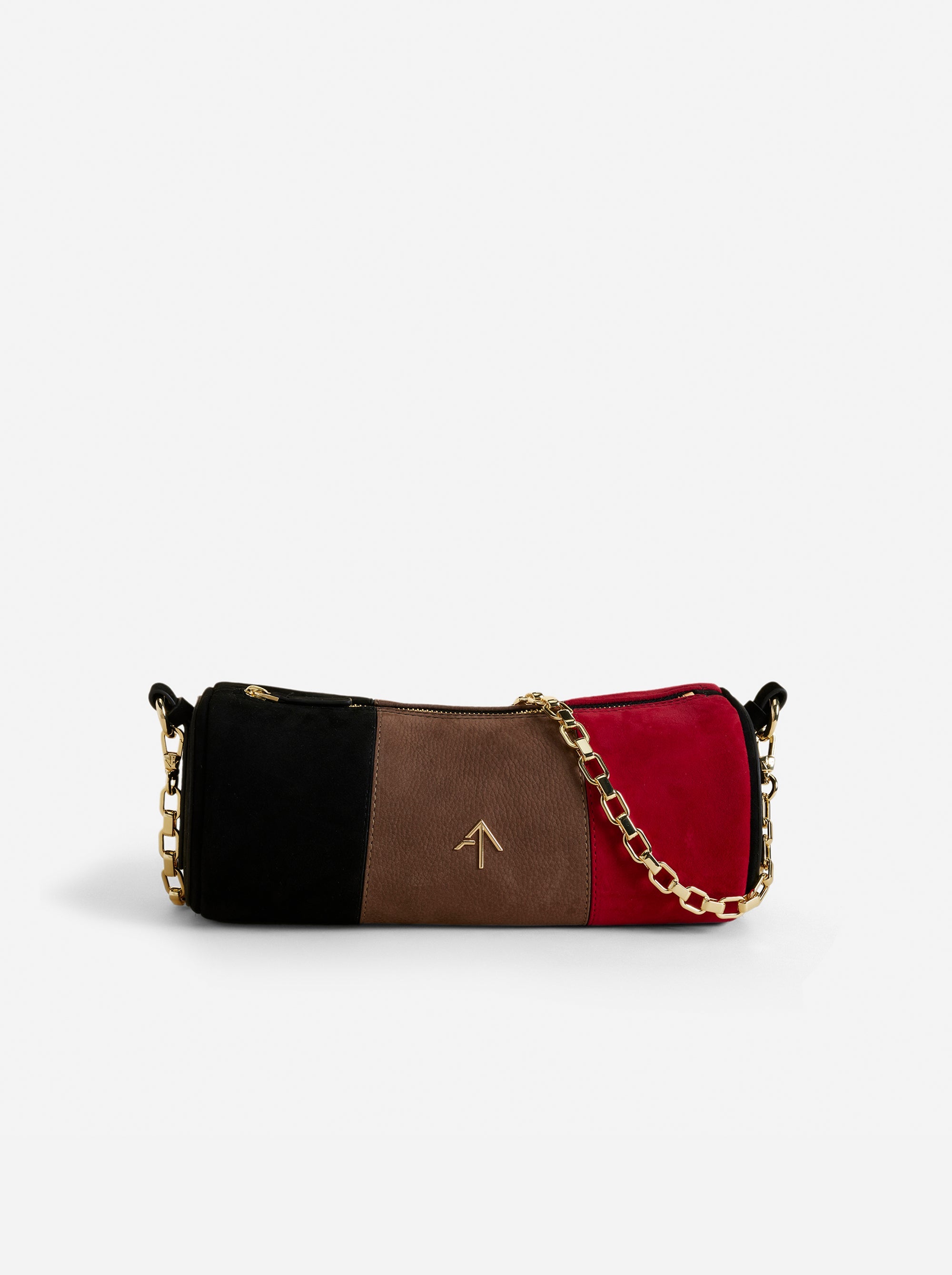 Cylinder Black & Taupe & Red 
