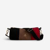 Cylinder Black & Taupe & Red 