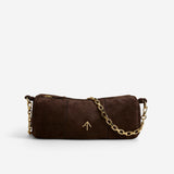 Cylinder Deep Brown Suede