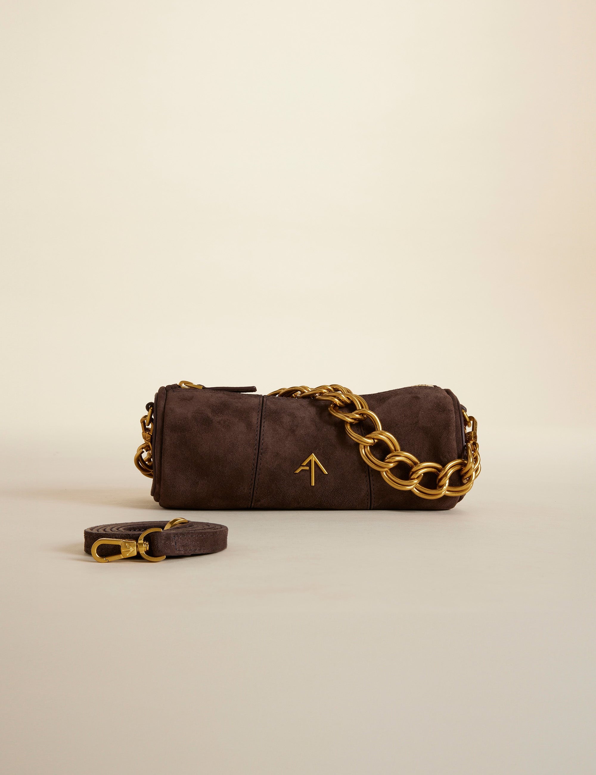 XX Mini Cylinder Deep Brown Suede 