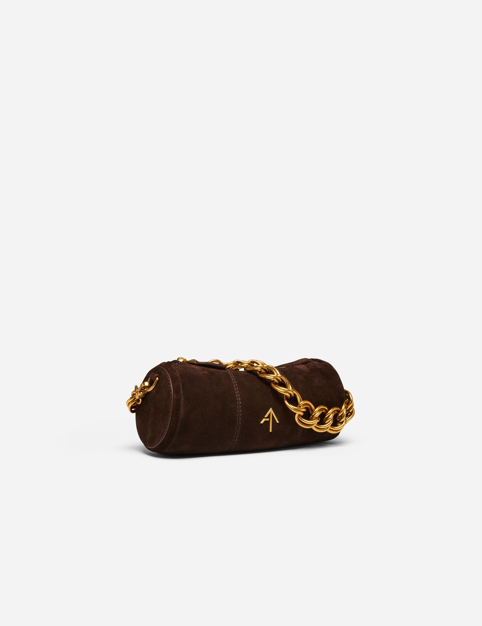 XX Mini Cylinder Deep Brown Suede Side