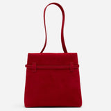Mini Tote du Jour Red Suede