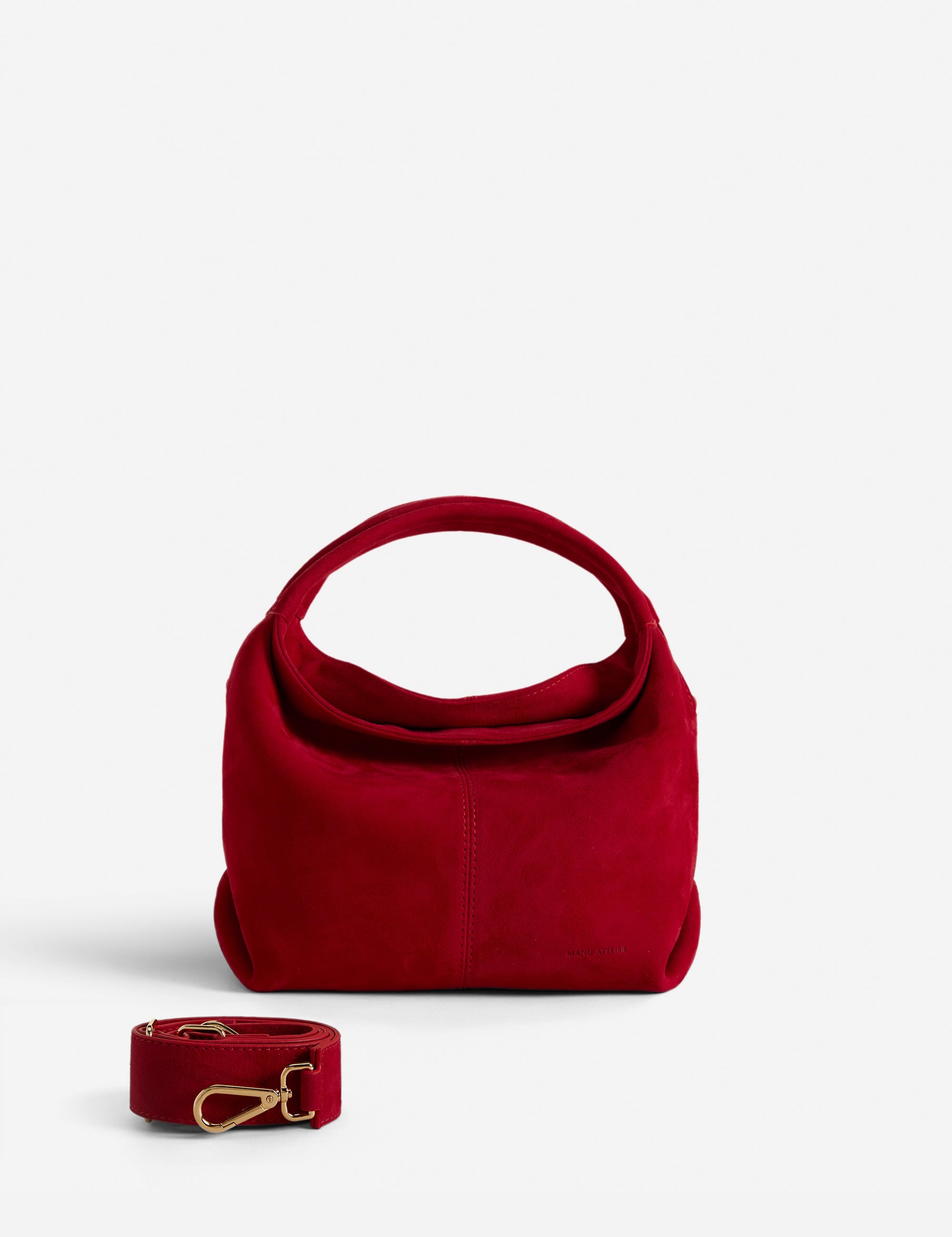 Mini Gala Red Suede 