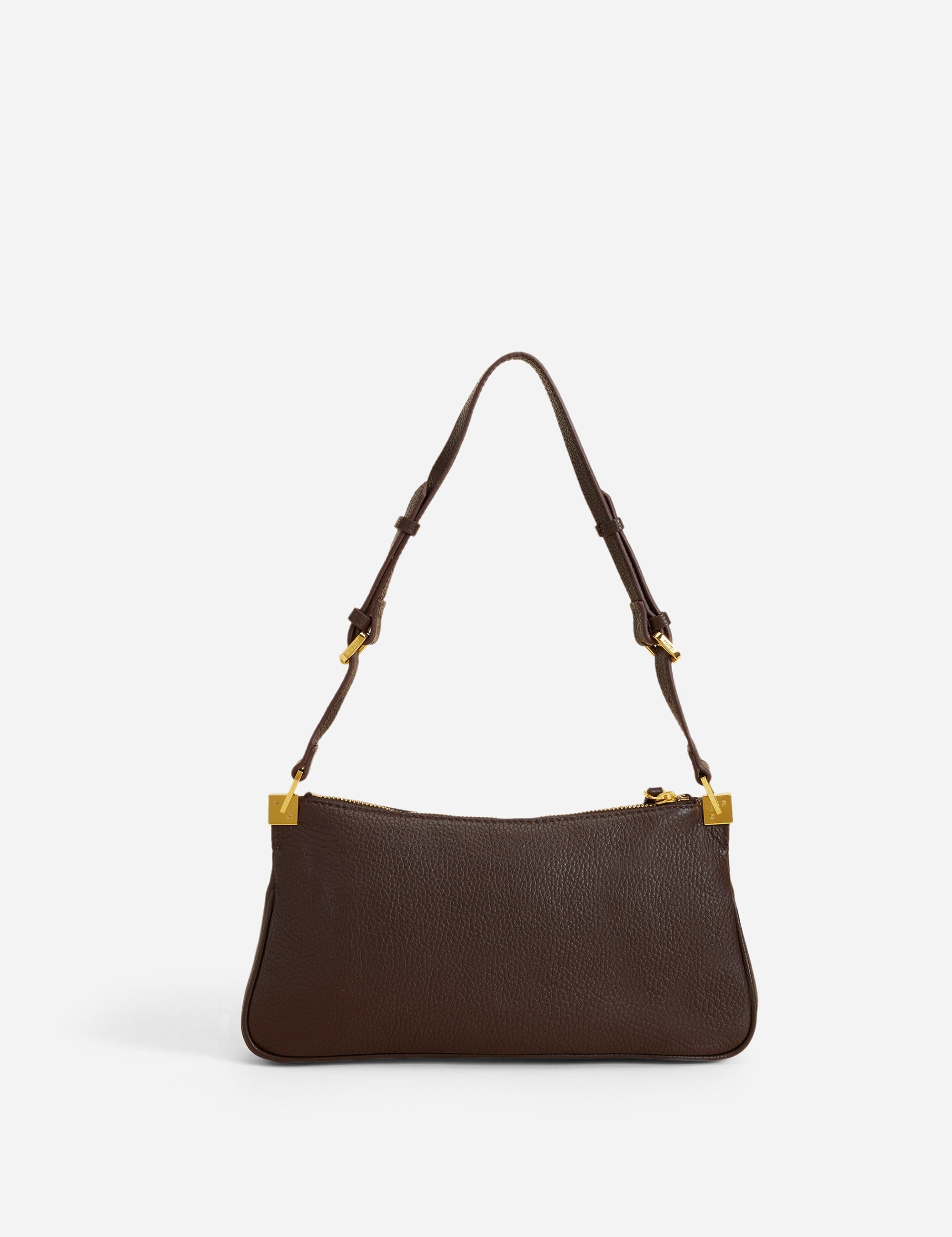 Three Zipped Deep Brown