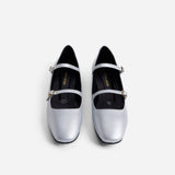 Manu Ballet Flats With Double Belt Magic Soft