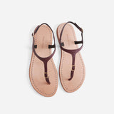 Sandals du Jour Reddish Brown Soft