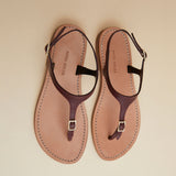 Sandals du Jour Reddish Brown Soft