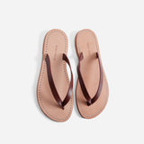 Manu Flip-Flops Reddish Brown Soft