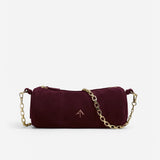 Cylinder Merlot Suede Front