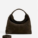Gala Tobacco Green Suede