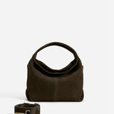Mini Gala Tobacco Green Suede