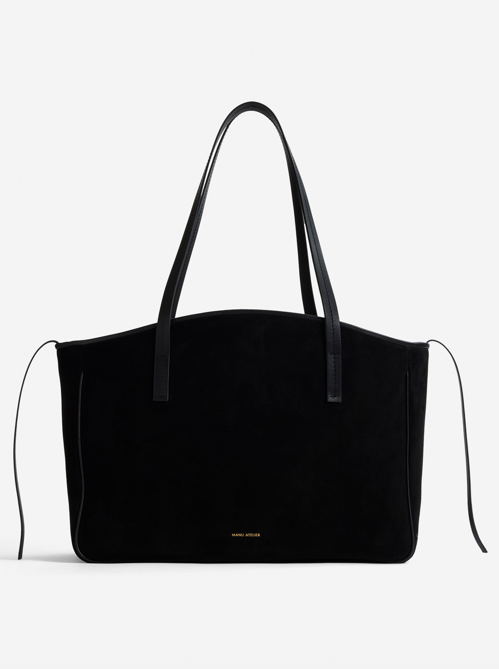 XL du Jour Black Suede & Black Soft Front Open