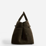 Le Cambon 40 Tobacco Green Suede Side