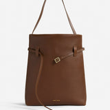 Tote du Jour Hazel Brown Front Open