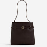 Mini Tote du Jour Bitter Brown Front