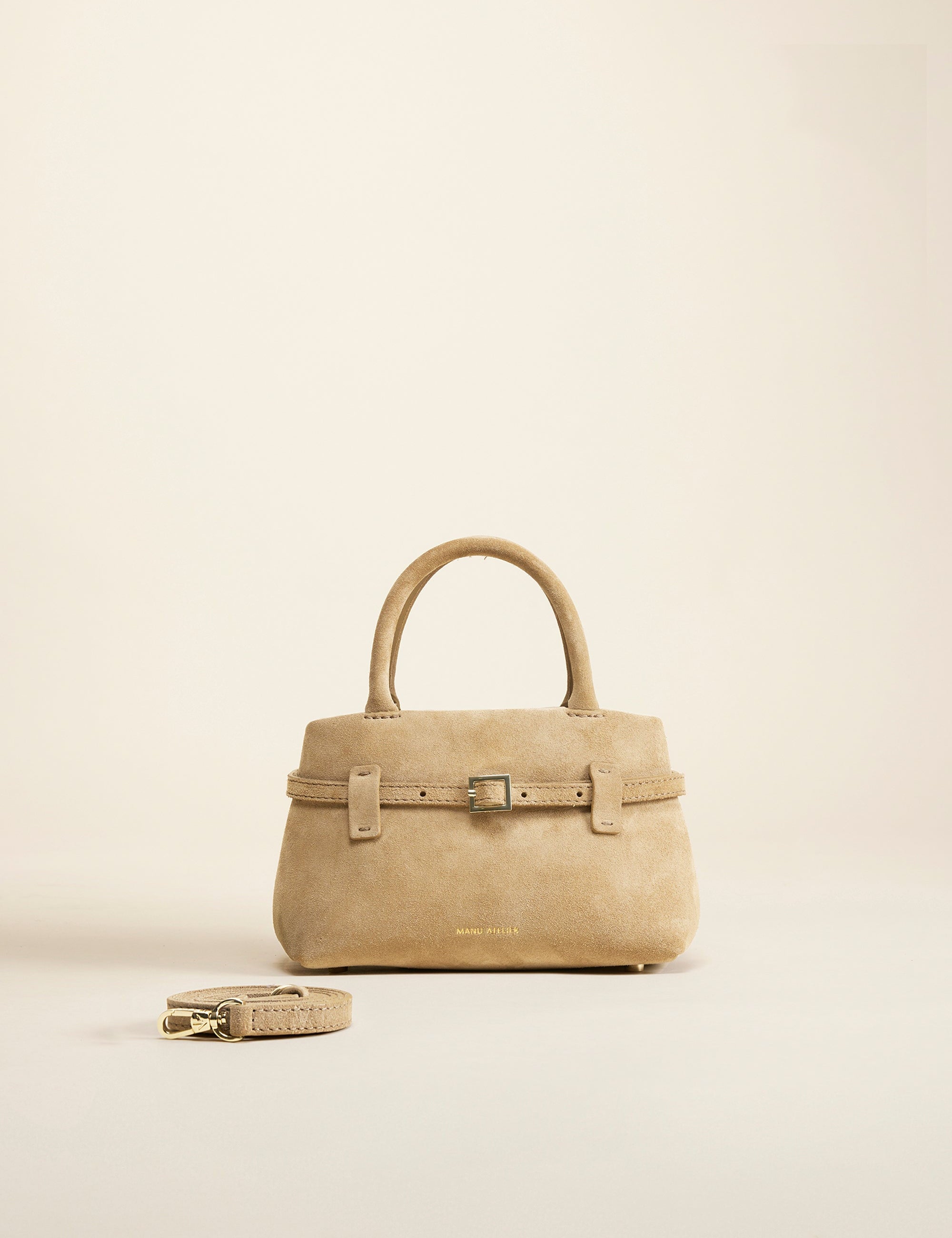 Le Cambon 20 Cachemire Suede Butter Yellow Bag Front