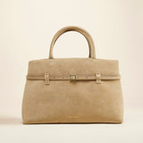 Le Cambon 35 Cachemiere Suede Butter Yellow Bag Front 01 