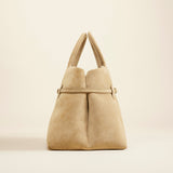 Le Cambon 35 Cachemiere Suede Butter Yellow Bag Side